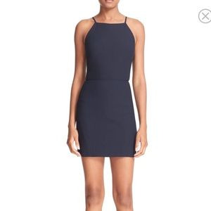 Elizabeth and James Navy Blue Dress